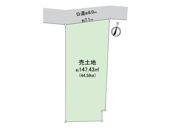 知立市谷田町本林1丁目 区画図
