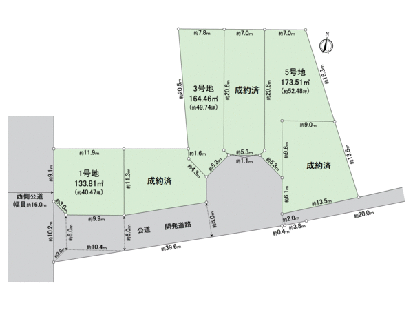 刈谷市東境町間野四郎 1号地 地形図