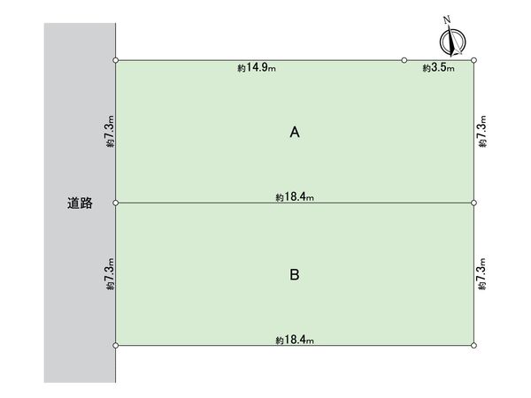 高浜市八幡町6丁目 A区画 全体区画図 高浜市八幡町6丁目 A区画 全体区画図