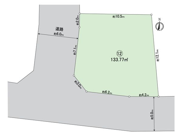 大府市横根町石丸 12区画 区画図 大府市横根町石丸 12区画 区画図