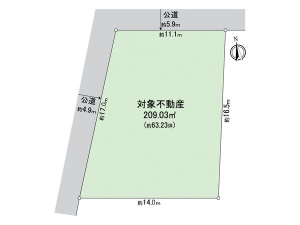 刈谷市野田町西屋敷 土地 区画図 刈谷市野田町西屋敷 土地 区画図