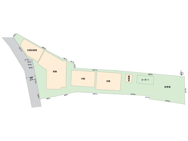 知多郡武豊町大字冨貴字南側 土地 区画図 区画図