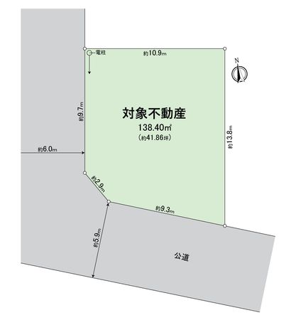 碧南市源氏神明町 4号地 区画図 碧南市源氏神明町 4号地 区画図