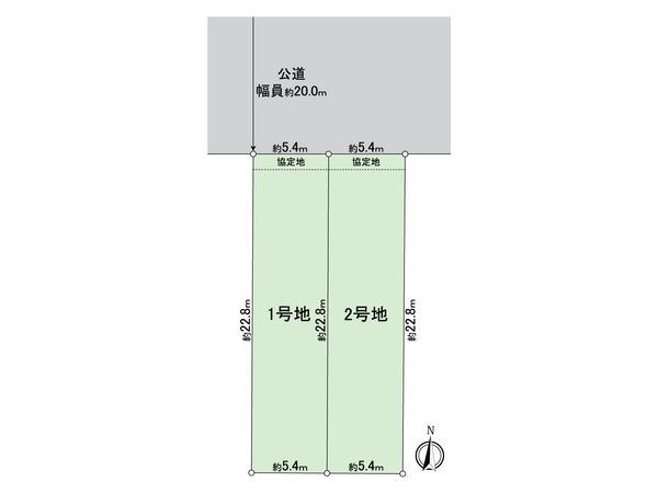 刈谷市中手町2丁目 土地2号地 区画図 刈谷市中手町2丁目 土地2号地 区画図