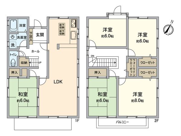 刈谷市恩田町2丁目 間取図(平面図)