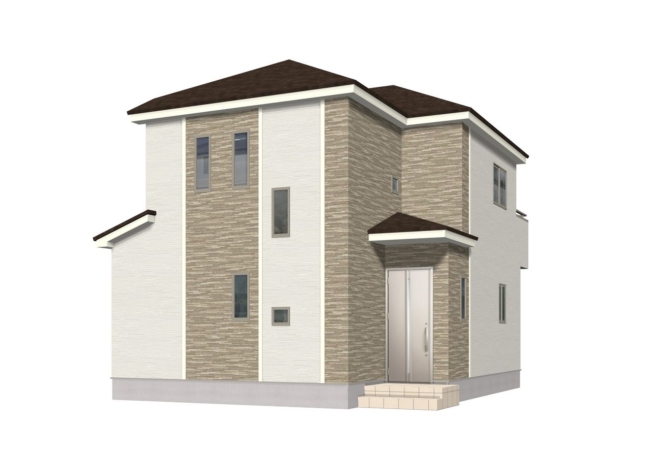 知立市桜木町桜木 新築戸建 外観パース図 外観パース図