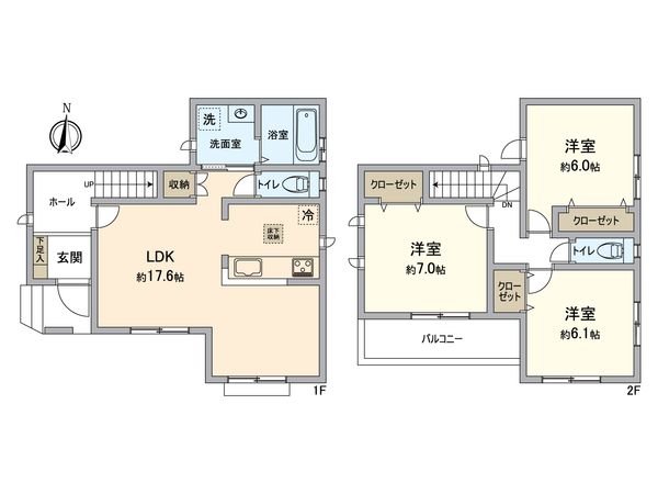 知立市昭和5丁目 間取図(平面図) 知立市昭和5丁目 間取図(平面図)