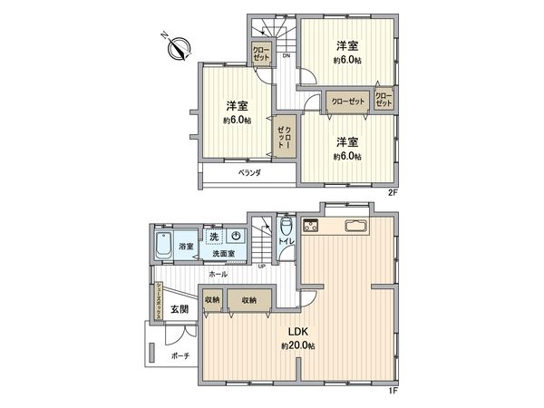 知立市八橋町町田 戸建 間取図(平面図)