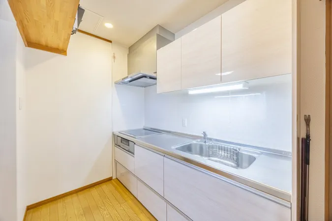 キッチンはWキッチン仕様。二世帯住宅やホームパーティーにも対応できるゆとりのある設計です。