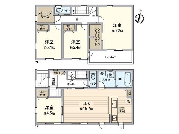 刈谷市小山町3丁目 3号棟 間取図(平面図)