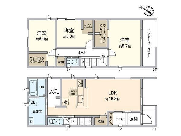 刈谷市司町4丁目 3号棟 間取図(平面図)