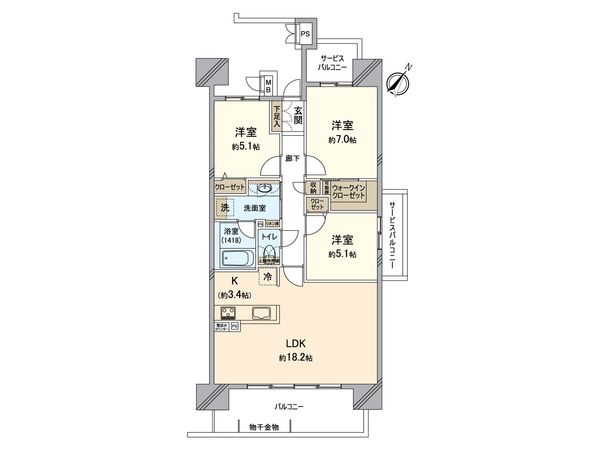 間取図(平面図)