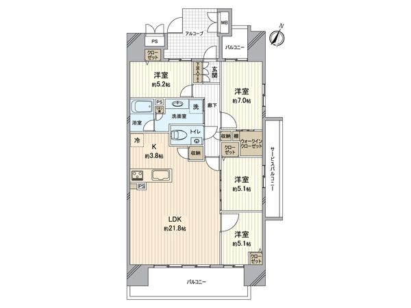 間取図(平面図)