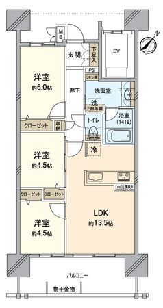 間取図(平面図)