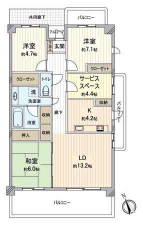 間取図(平面図)