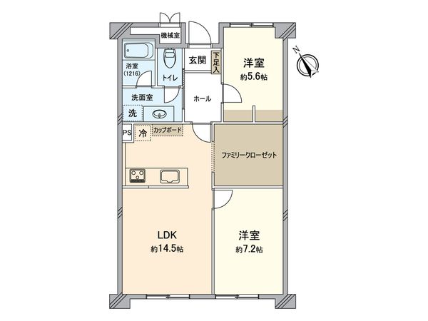 セントラルレジデンス相生苑 間取図(平面図)