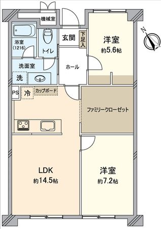 セントラルレジデンス相生苑 間取図(平面図)