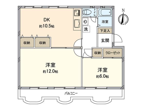 ロイヤルマンション知立 間取図(平面図) ロイヤルマンション知立 間取図(平面図)