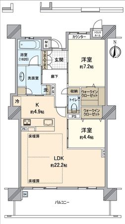 エクセルグランデ刈谷銀座タワー 間取図(平面図)