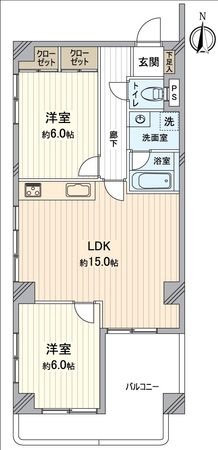 シャトレー碧海 間取図(平面図) シャトレー碧海 間取図(平面図)
