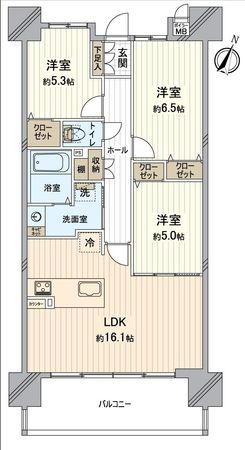 カルティア刈谷松坂 間取図(平面図) カルティア刈谷松坂 間取図(平面図)