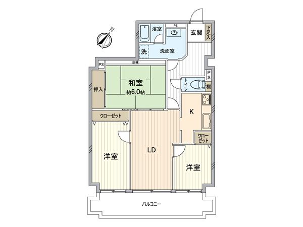 グローリアス東刈谷2番館 間取図(平面図) グローリアス東刈谷2番館 間取図(平面図)