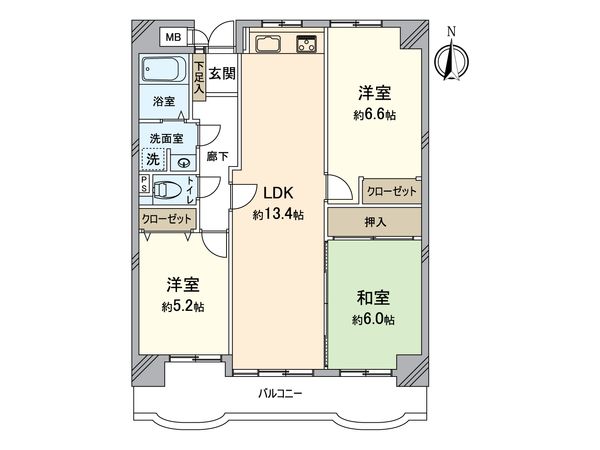 グローリアス刈谷 間取図(平面図) グローリアス刈谷 間取図(平面図)