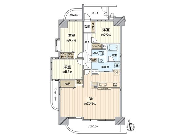 間取図(平面図)