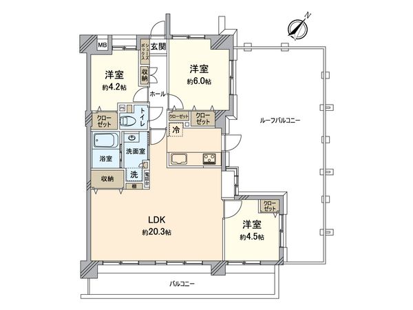 シャトレー刈谷ウイング 間取図(平面図) 間取図(平面図)
