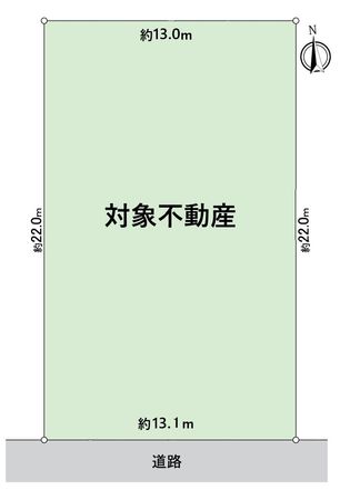 刈谷市稲場町1丁目 土地 区画図