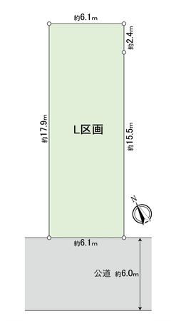安城市美園町2丁目 L区画 区画図