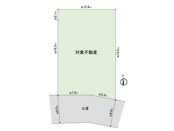 安城市桜井町城向 土地 区画図