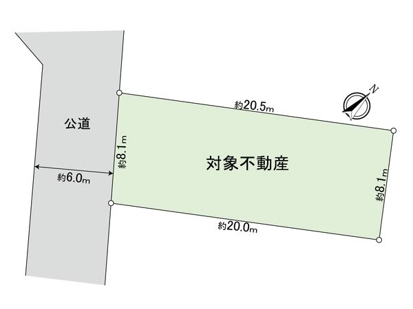 安城市姫小川町姫西一丁目 土地 区画図