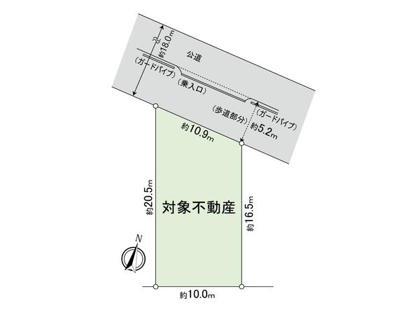 岡崎市庄司田1丁目 土地 区画図 岡崎市庄司田1丁目 土地 区画図
