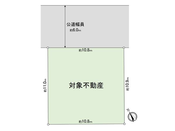 安城市城南町1丁目 土地 区画図