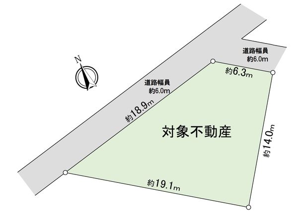 安城市里町二丁目 土地 区画図 安城市里町二丁目 土地 区画図