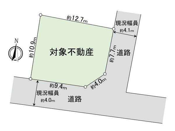 安城市東町荒井 土地 区画図 安城市東町荒井 土地 区画図