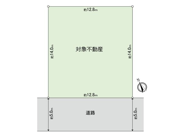 安城市城ケ入町欠間 土地 区画図