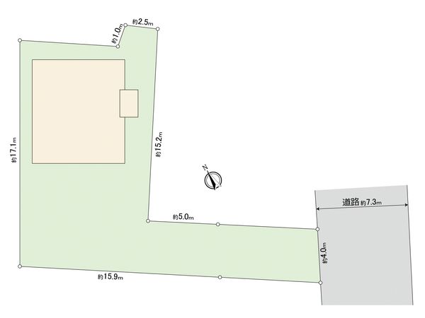 西尾市小焼野町北川 戸建 区画図 西尾市小焼野町北川 戸建 区画図