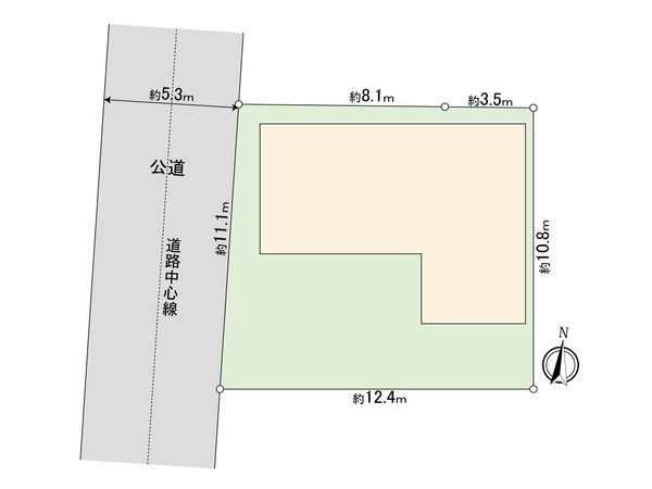 高浜市八幡町3丁目 戸建 区画図 高浜市八幡町3丁目 戸建 区画図