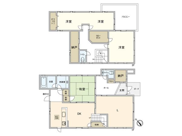 安城市住吉町五丁目 戸建 間取図(平面図)
