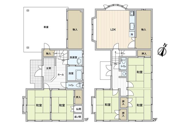 安城市里町七曲リ 戸建 間取図(平面図)