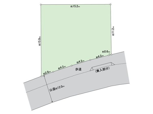 豊田市五ケ丘4丁目 戸建 地形図