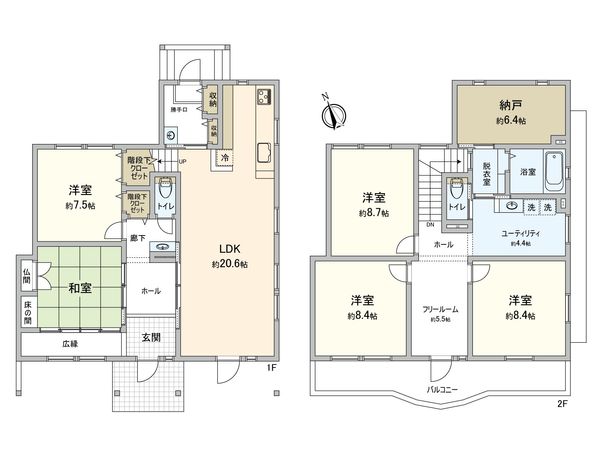 安城市浜富町 戸建 間取図(平面図) 安城市浜富町 戸建 間取図(平面図)