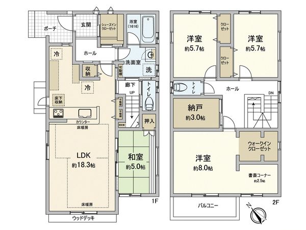 安城市里町大道寺 戸建 間取図(平面図) 安城市里町大道寺 戸建 間取図(平面図)