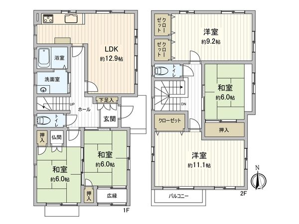 安城市今本町三丁目 戸建 間取図(平面図) 安城市今本町三丁目 戸建 間取図(平面図)