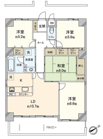 ガーデンヒルズ住吉 間取図(平面図) ガーデンヒルズ住吉 間取図(平面図)