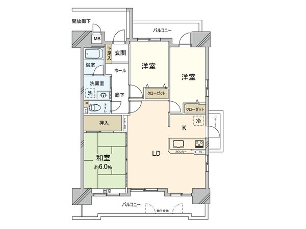 グローリアス安城和泉町 間取図(平面図) グローリアス安城和泉町 間取図(平面図)