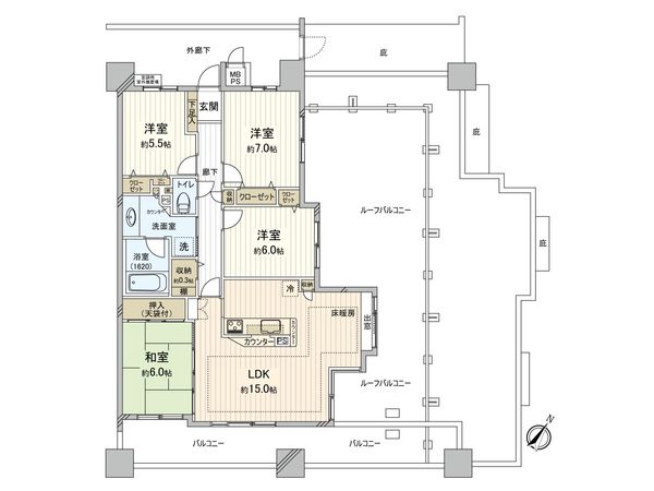 ライオンズガーデン新安城 間取図(平面図)