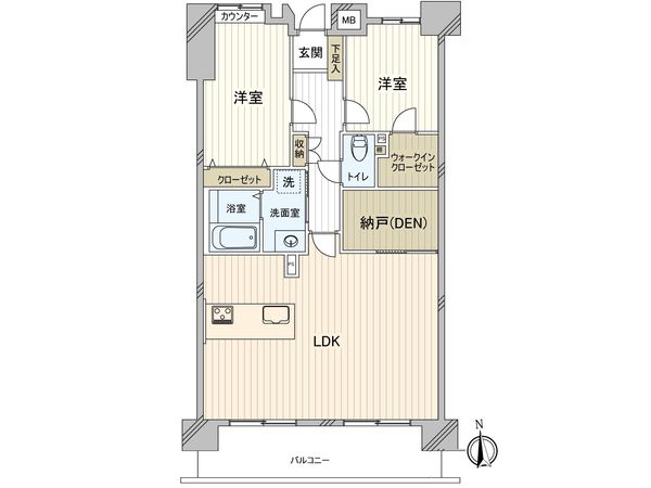 グローリアス三河安城第2 間取図(平面図) グローリアス三河安城第2 間取図(平面図)